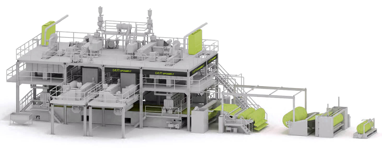 Affichage de la Ligne de Production de Tissu Meltblown PP